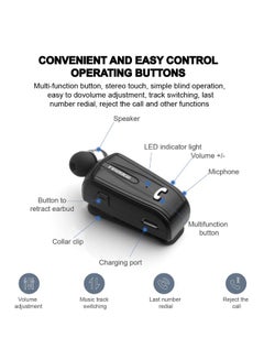 Fineblue F-V6 Wireless Bluetooth In-Ear Headphones With Mic Black  - Image 4