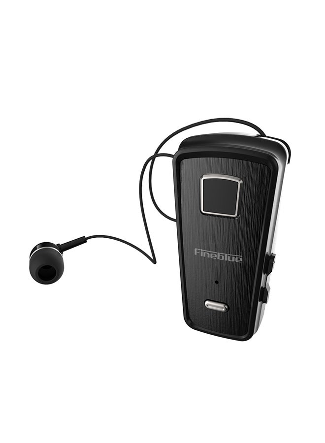 Fineblue - F980 Clip-On Bluetooth In-Ear Headphones With Mic Black - Image 1