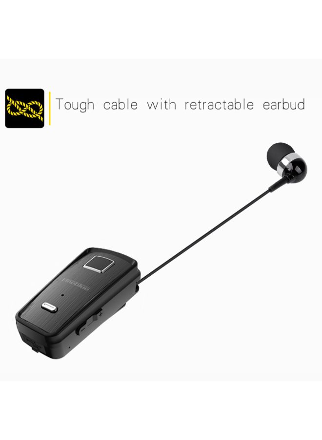 Fineblue - F980 Clip-On Bluetooth In-Ear Headphones With Mic Black - Image 1