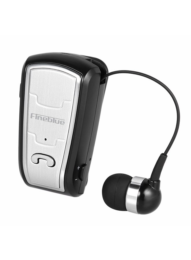 Fineblue - Wireless Clip-On In-Ear Stereo Headphones With Microphone Black - Image 1