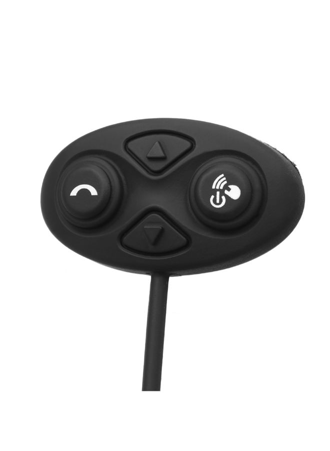 Wireless Motorcycle Helmet Headphone With Mic Black - Image 2