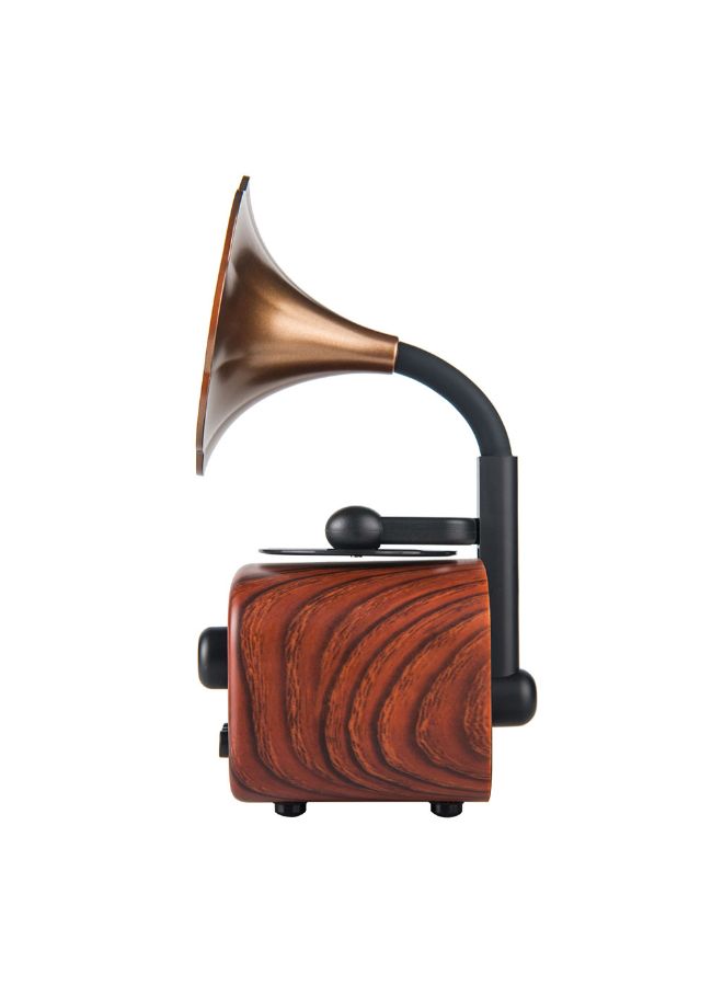 Vintage Style Wooden Wireless Blutooth Speaker Coffee - Image 2