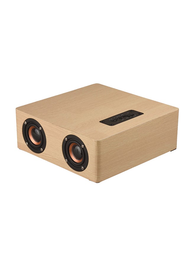 Generic - Q5 Wooden Bluetooth Subwoofer Speaker Original Wood - Image 1