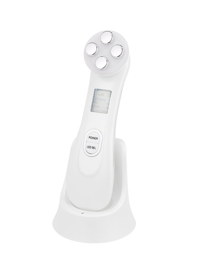 Rechargeable Electric Face Lifting Massager White