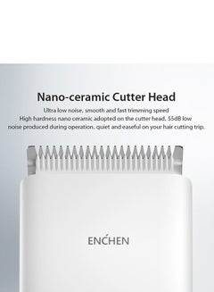 Xiaomi Enhcen USB Electric Hair Trimmer White 0.25kg  - Image 2