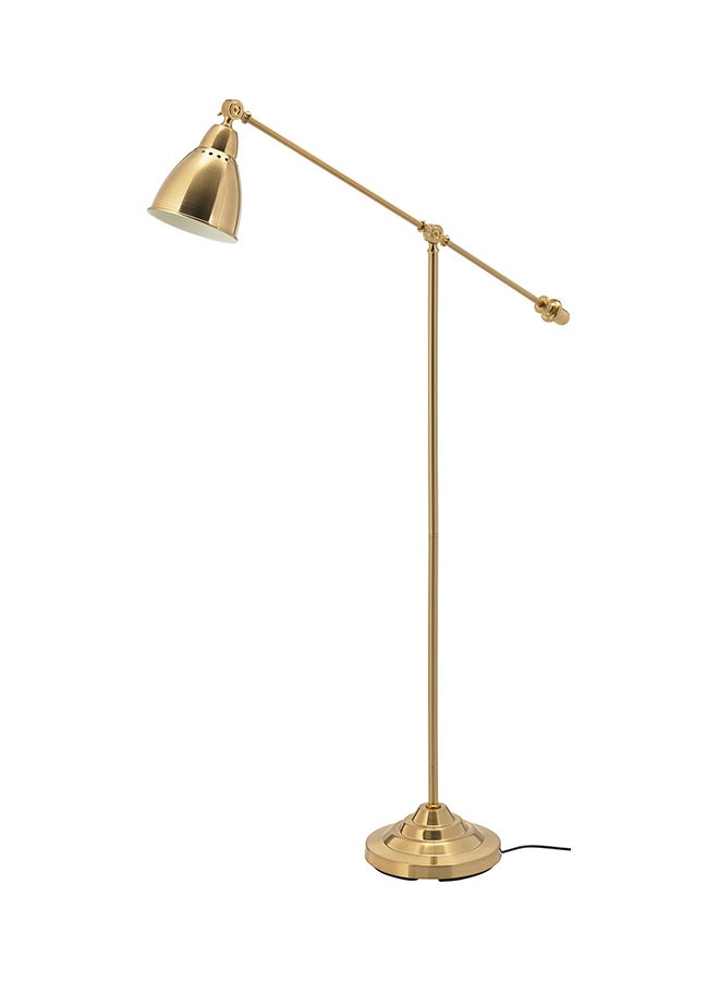Barometer Reading Floor Lamp Brass