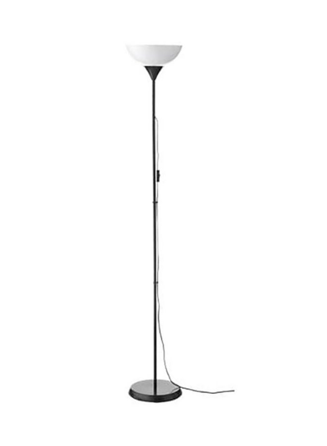 LED Floor Reading Lamp Silver