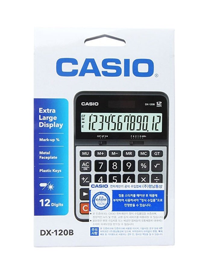 Generic Casio Electronic  12-Digit Calculator Multicolour 