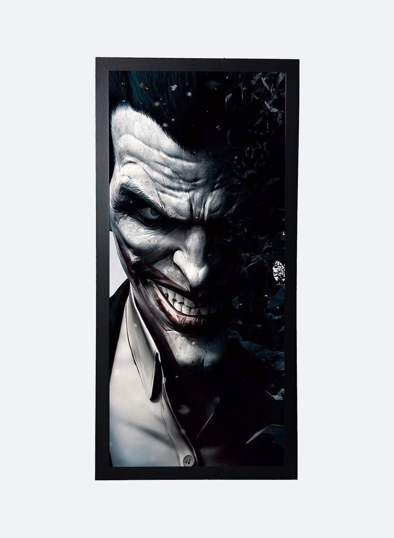 Joker Poster With Frame Multicolour 50x23cm