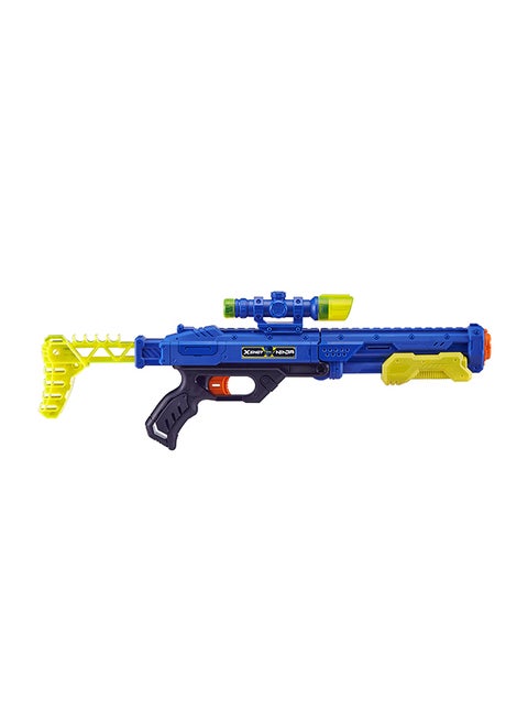 Zuru Ninja Quickscope Blaster Gun With Dart And Cans