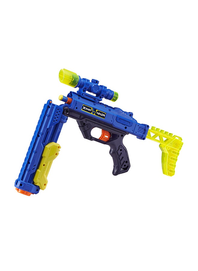 Zuru Ninja Quickscope Blaster Gun With Dart And Cans