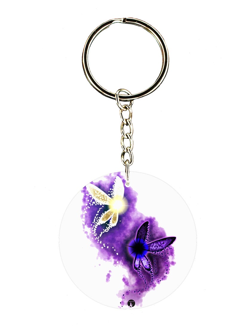 بي بي سلسلة مفاتيح مطبوعة من الجانبين لشخصية ماجي الكرتونية