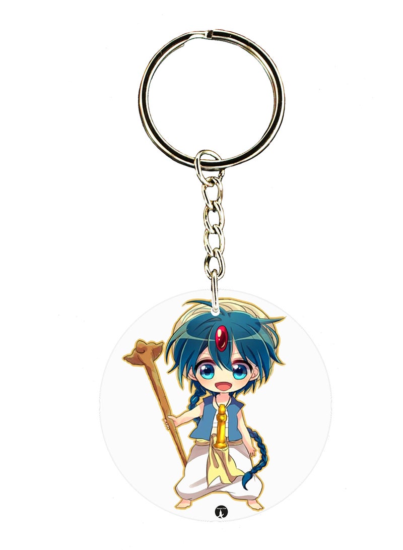 BP The Anime Magi Double Side Printed Keychain