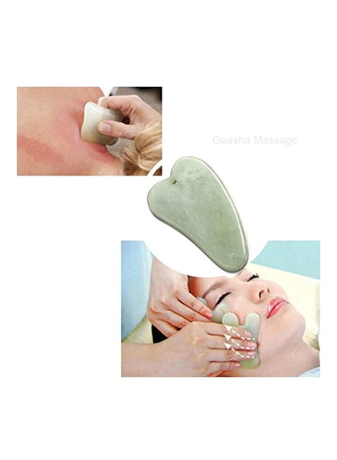 3-Piece Face Jade Roller And Guasha Massage Green - v1571990038/N31475430A_5