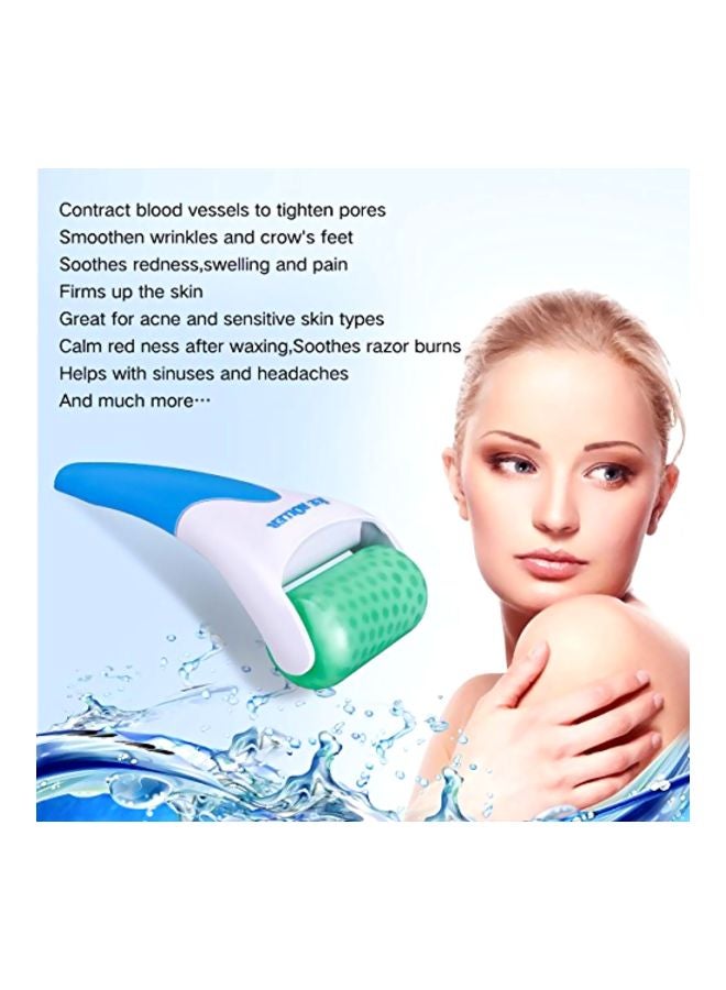لاتمي بكرة تدليك بالثلج للوجه والعينين أخضر/أبيض/ أزرق - Image 2