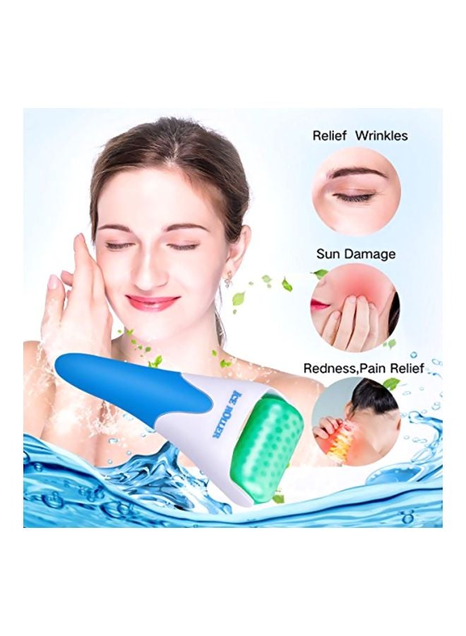 لاتمي بكرة تدليك بالثلج للوجه والعينين أخضر/أبيض/ أزرق - Image 3