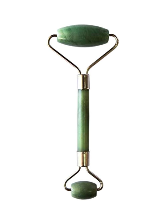 Love Skin - Anti Aging Jade Roller Facial Massage Green/Gold - Image 1