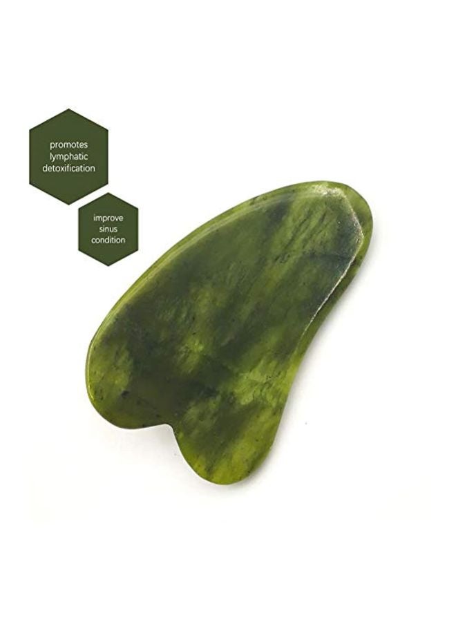 2-In-1 Jade Roller And Gua Sha Green/Silver - v1571990153/N31475507A_3