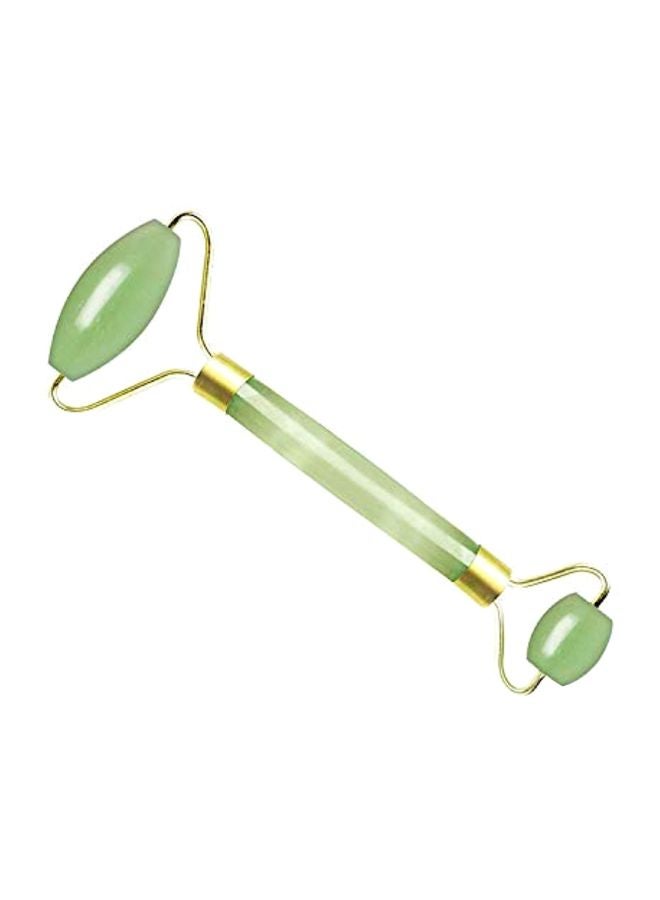 Deyace Anti-Aging Jade Roller Green/Gold - Image 1