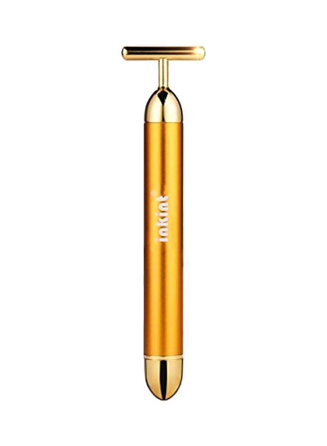 inkint 24K Gold Pulse Facial Massage Gold  - Image 1