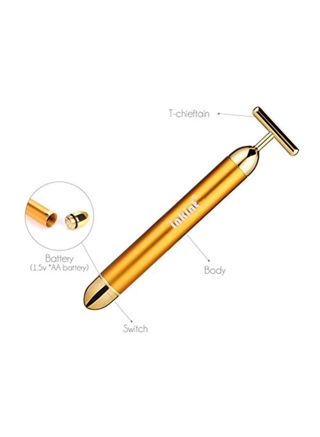 inkint 24K Gold Pulse Facial Massage Gold  - Image 4