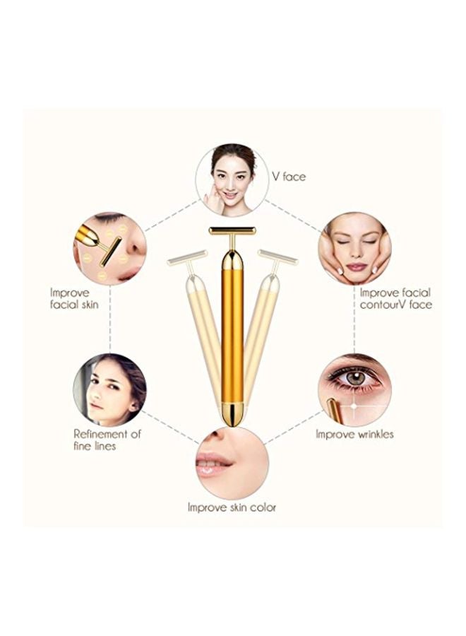 inkint 24K Gold Pulse Facial Massage Gold  - Image 5