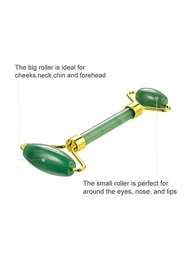 مدامي مجموعة بكرات من اليشم للوجه ذهب أخضر - Image 5