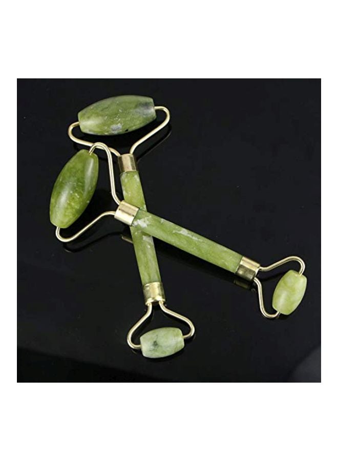 Monrocco 2-Piece Jade Roller Massage Green - Image 5
