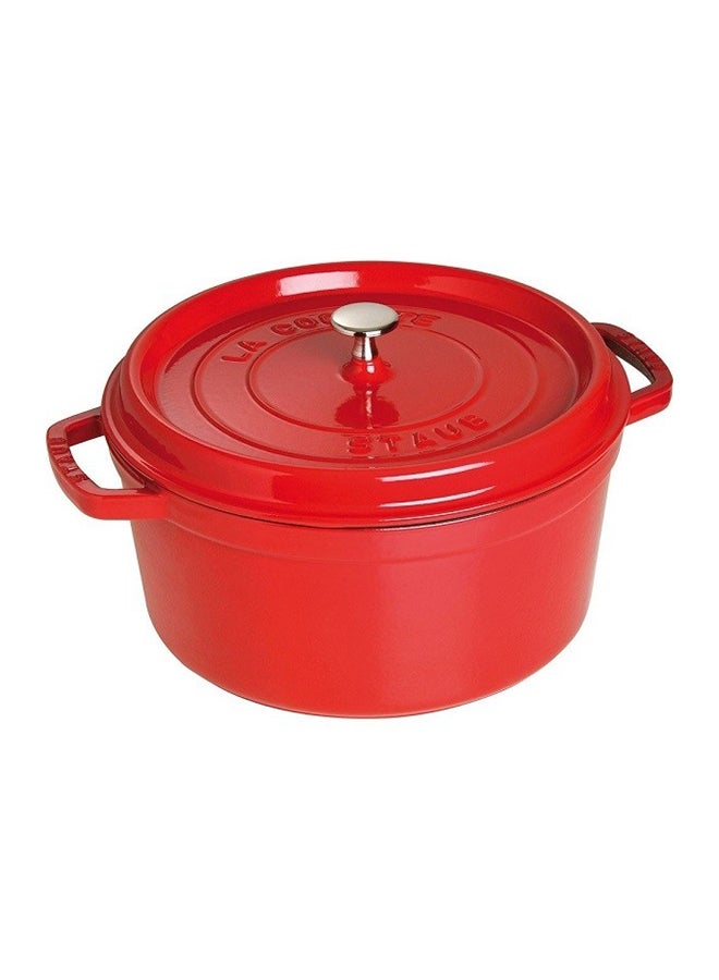 STAUB Round Shaped Casserole Dish Cherry 30cm 