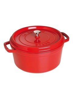 STAUB Round Shaped Casserole Dish Cherry 31cm  - Image 1