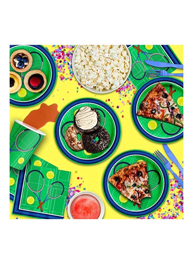 Birthday Galore 16-Piece Tennis Printed Tableware Set  - Image 2