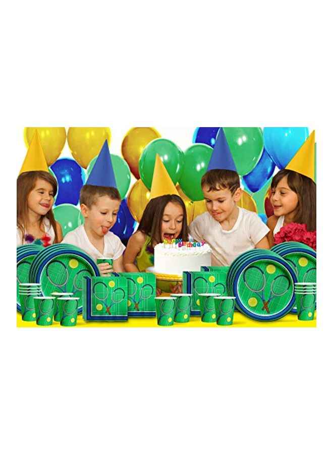 Birthday Galore 16-Piece Tennis Printed Tableware Set  - Image 3