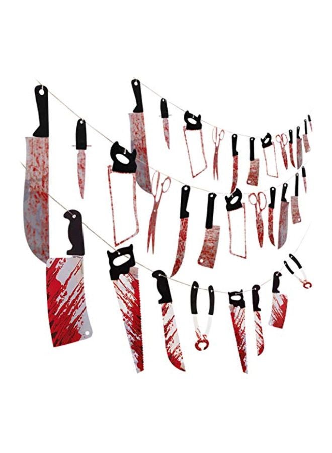 مون بوت مجموعة لافتات على شكل إكليل من الأسلحة من 3 قطع - Image 1