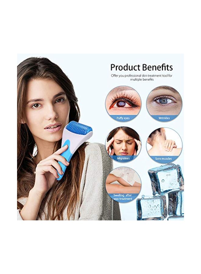 تينيتور أداة التدليك آيس رولر متعددة الاستخدامات أبيض/أزرق - Image 4