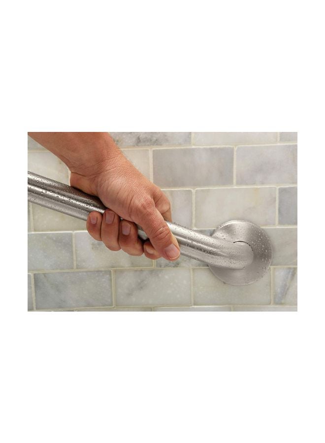 MOEN - Stainless Steel Bathroom Grab Holder Silver 32inch - Image 1