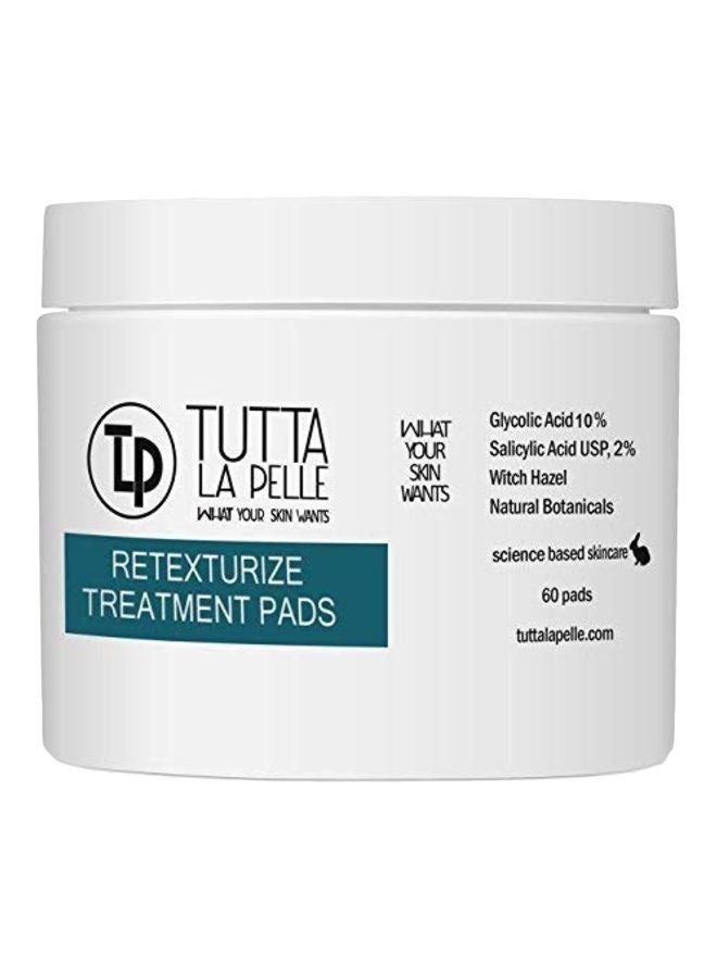 tutta la pelle - 60-Piece Retexturize Treatment Pad - Image 1