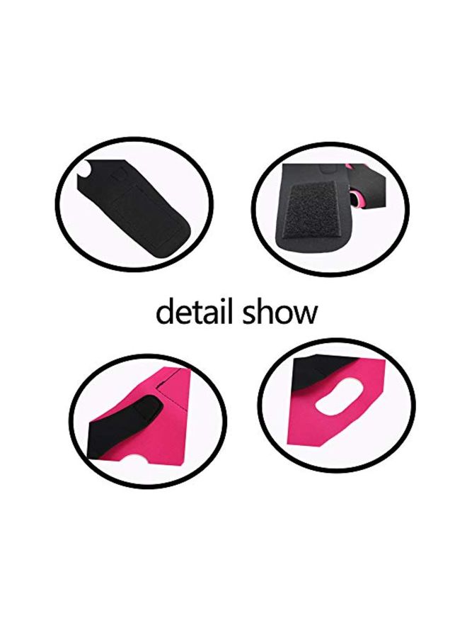 zswell - Facial Slimming Mask Pink/Black - Image 1