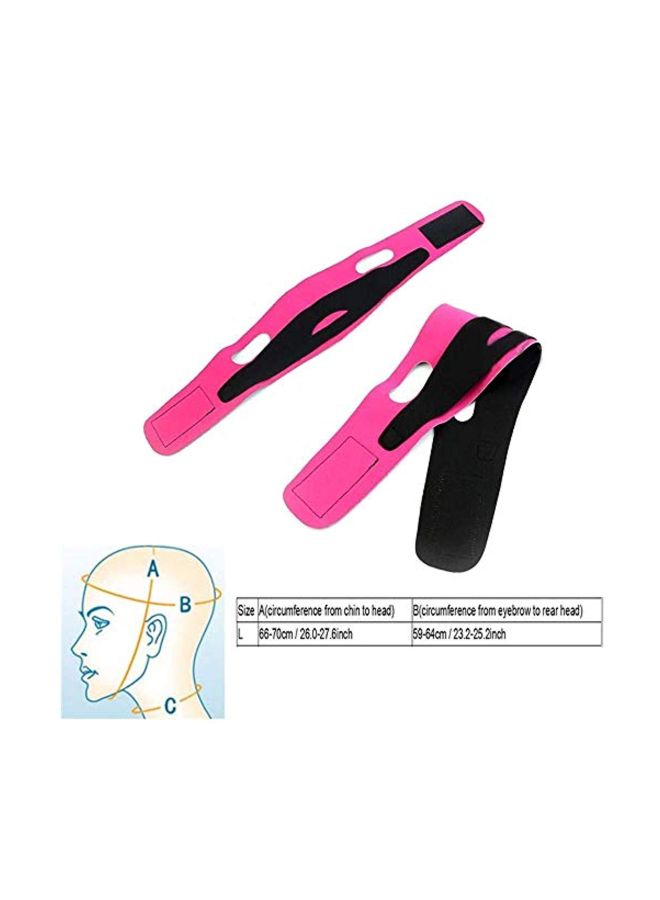 zswell - Facial Slimming Mask Pink/Black - Image 1
