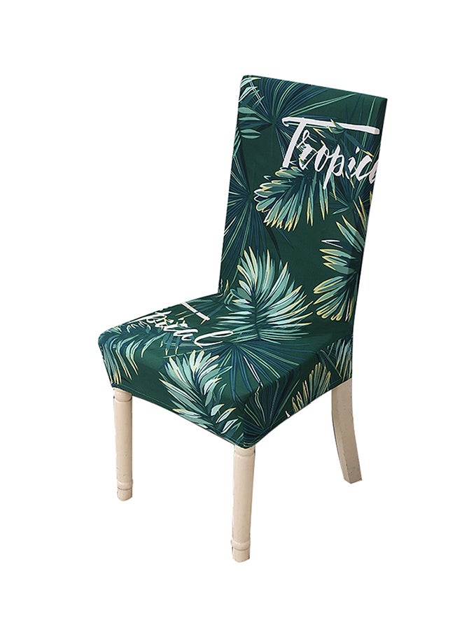 Generic Print Pattern Long Skirt Chair Covers Green 38x48cm  - Image 1