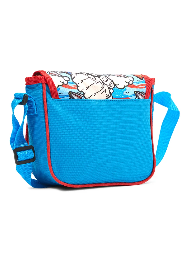 WB Games Superman Printed Messenger Bag