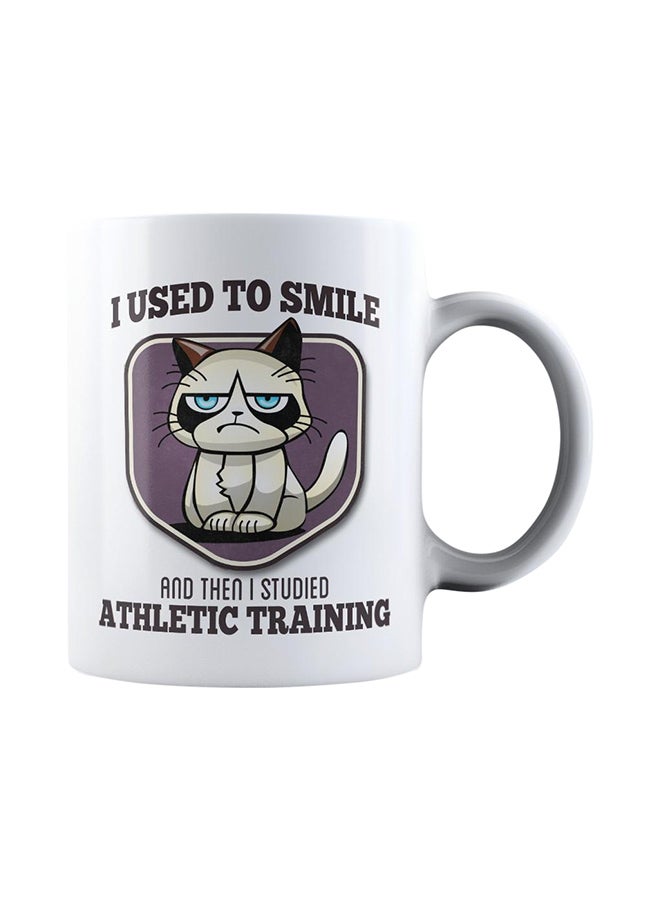 I Used to Smile - Athletic Training Athletic Trainer Coffee Mug White  - Image 1