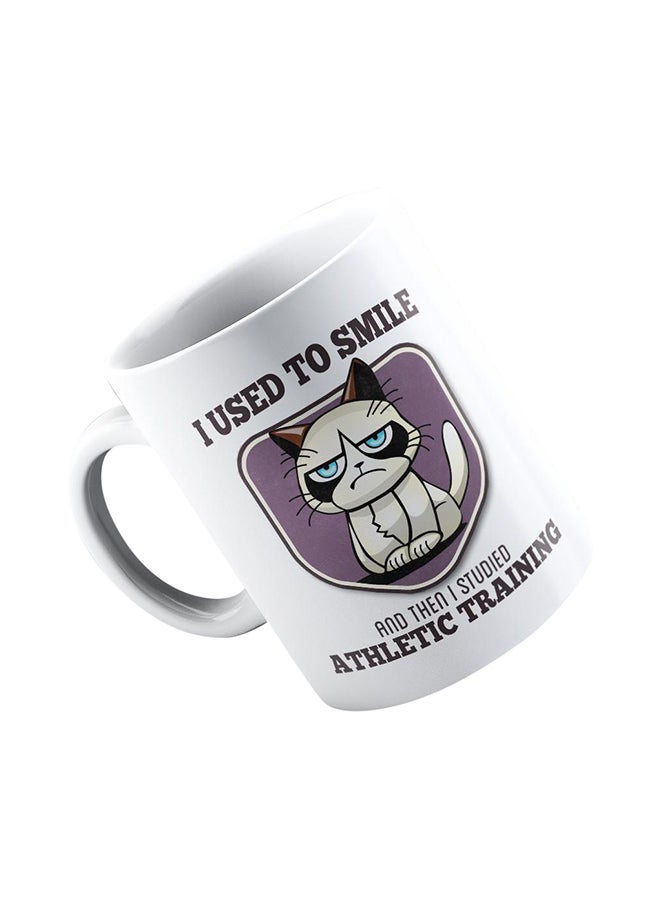 I Used to Smile - Athletic Training Athletic Trainer Coffee Mug White  - Image 3