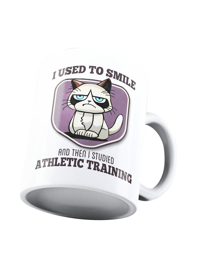 I Used to Smile - Athletic Training Athletic Trainer Coffee Mug White  - Image 4