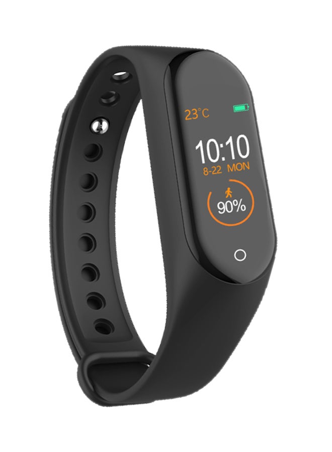 Generic M4 Waterproof Sports Pace Heart Rate Moniter Bracelet Black  - Image 1