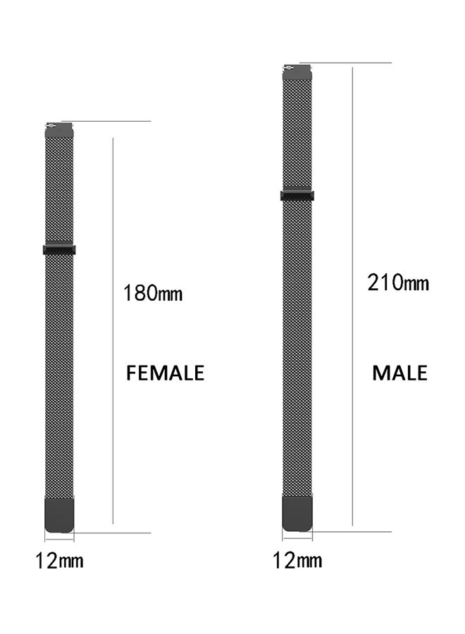 سوار معصم من دون براغي متوافق مع ساعة شاومي مي باند 3 10 x 5 x 5Ø³Ù†ØªÙŠÙ…ØªØ± أسود - Image 3