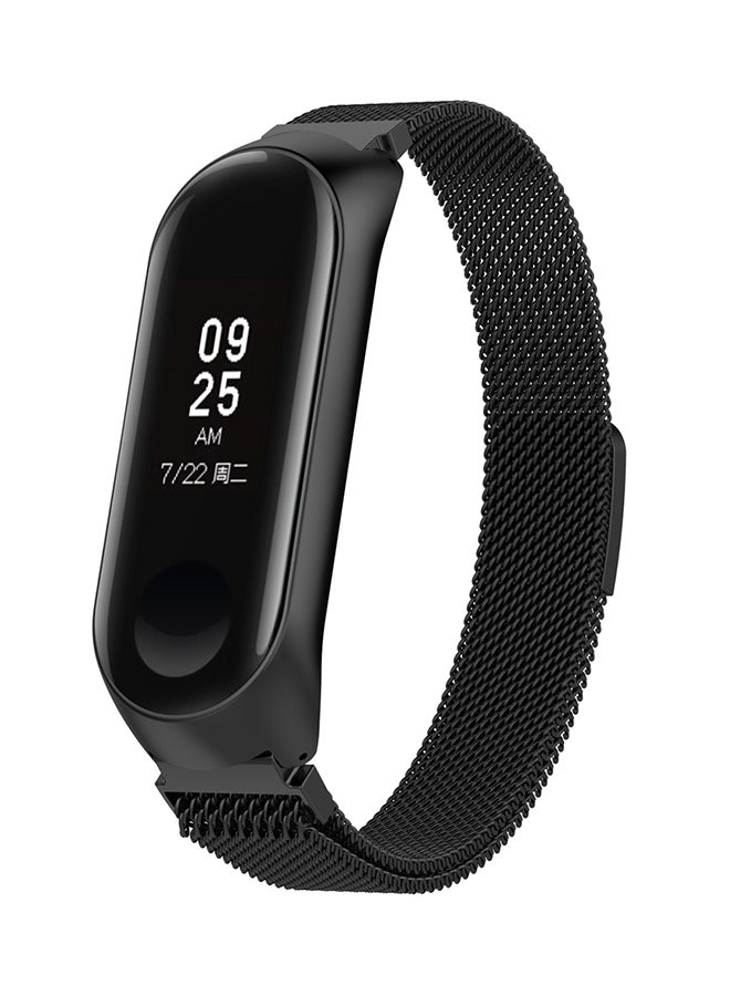 سوار معصم من دون براغي متوافق مع ساعة شاومي مي باند 3 10 x 5 x 5Ø³Ù†ØªÙŠÙ…ØªØ± أسود - Image 2