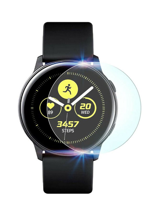 Coverking Hd Tempered Glass For Samsung Galaxy Watch Active Sm-R500 White 