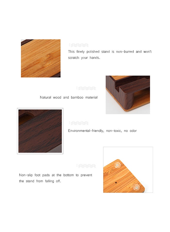 Wooden Stand V6596 Brown  - Image 2