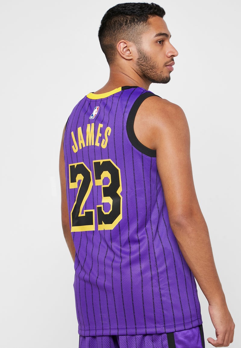 Nike - Lakers Swingman Tank Top Purple - Image 1