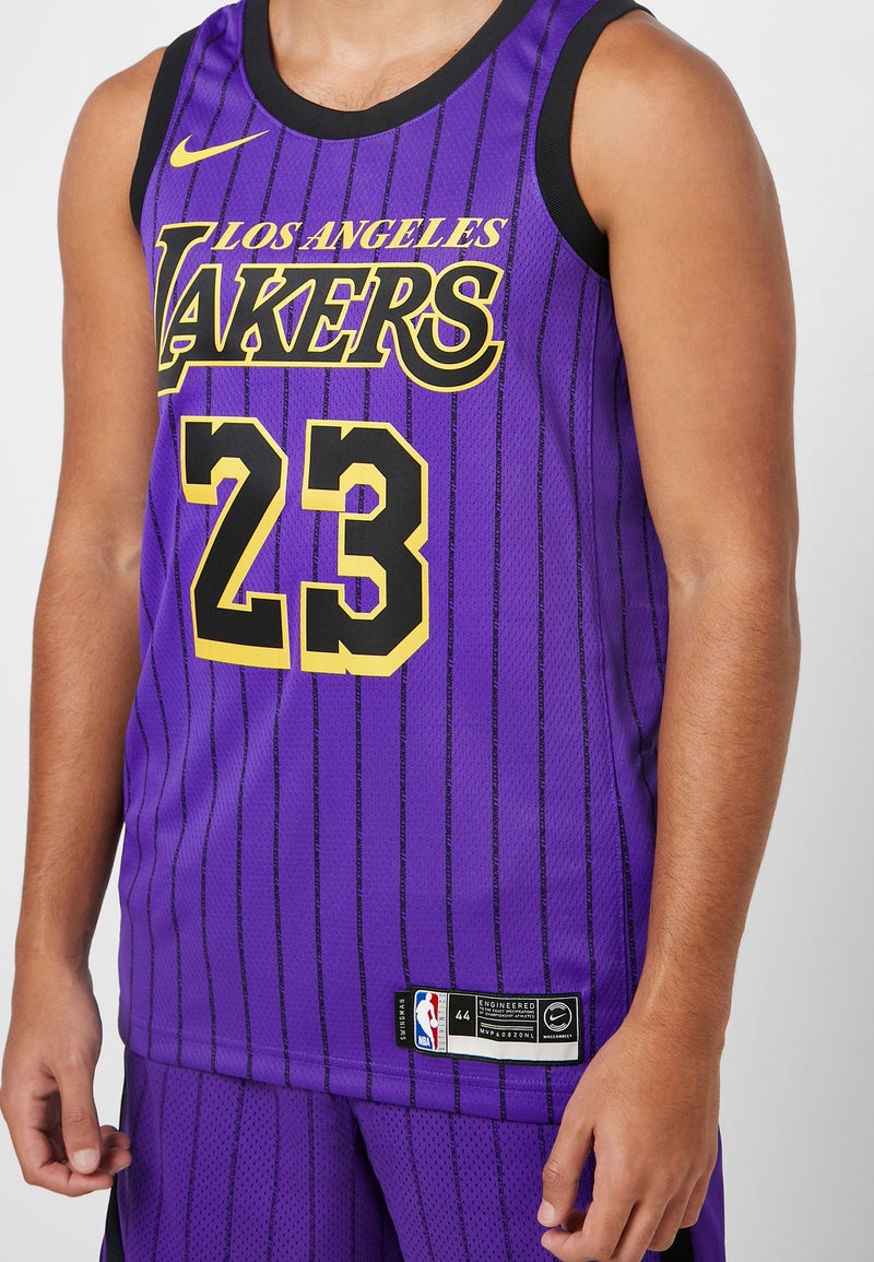 Nike - Lakers Swingman Tank Top Purple - Image 1